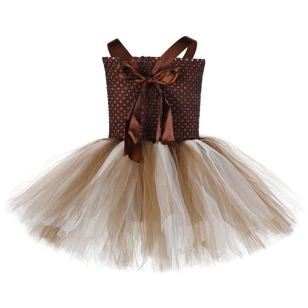 The Mum Shop AU -Girls Giraffe Tutu Outfit Available in Sizes 1year-14year