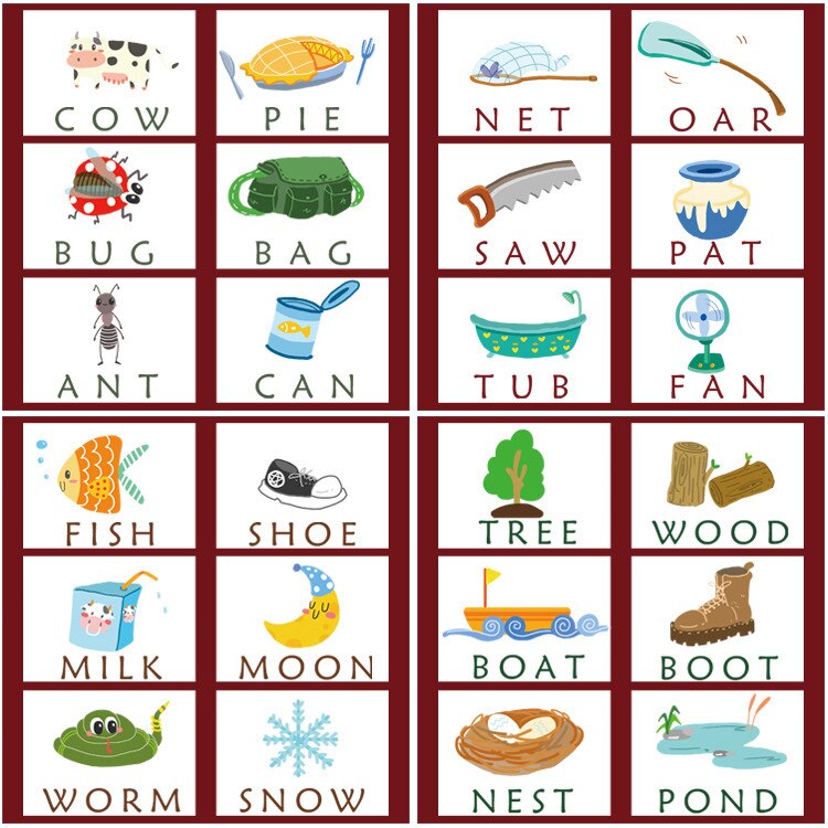 The Mum Shop AU -Learn to spell  English FlashCard Kit