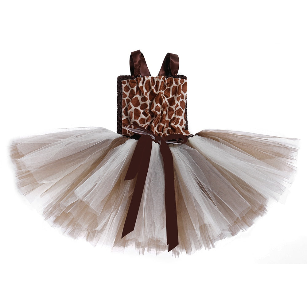 The Mum Shop AU -Girls Giraffe Tutu Outfit Available in Sizes 1year-14year