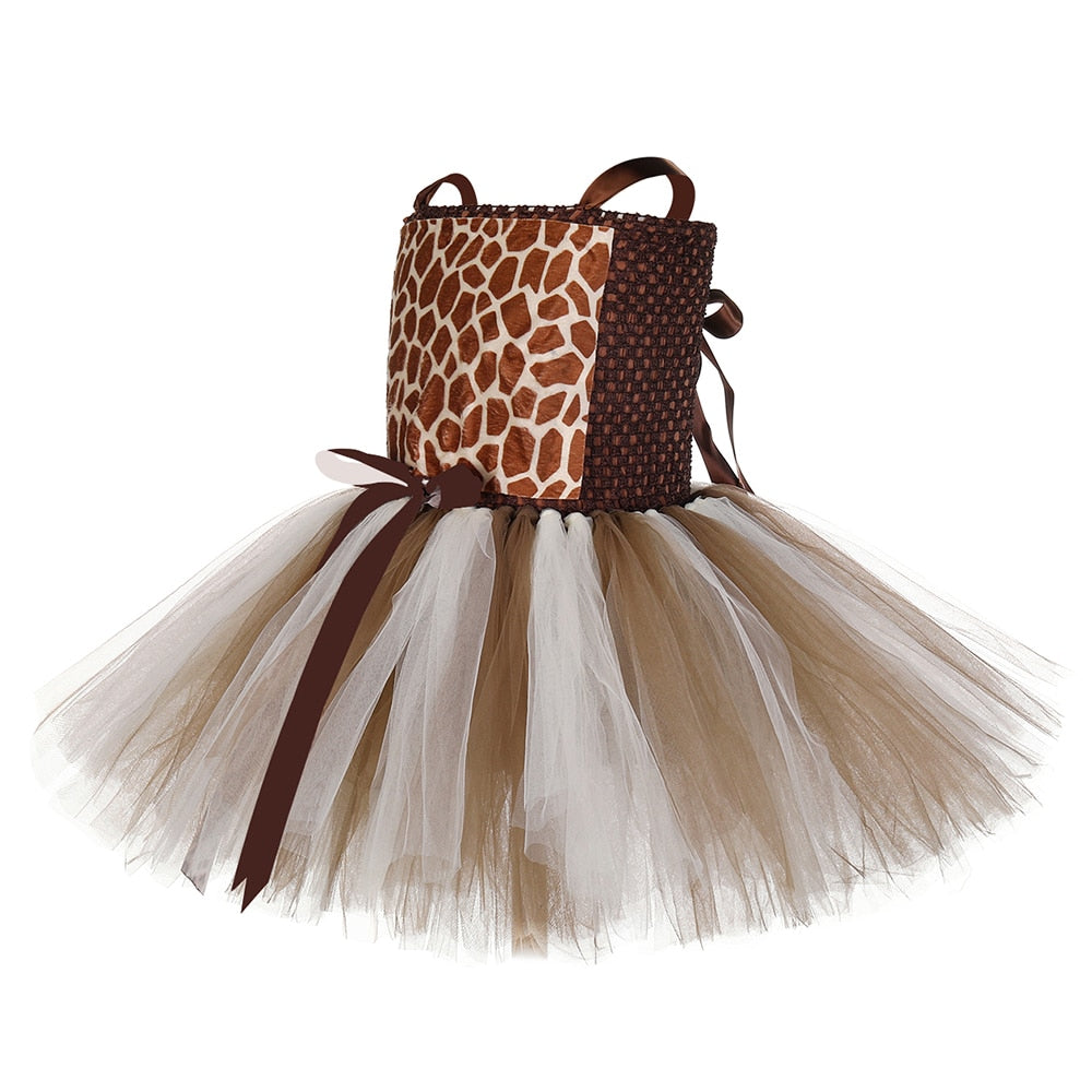 The Mum Shop AU -Girls Giraffe Tutu Outfit Available in Sizes 1year-14year