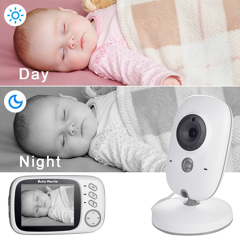 The Mum Shop AU -Wireless (No WIFI) -Baby Monitor 2.4G  Video with  2-way communication Audio & Night Vision