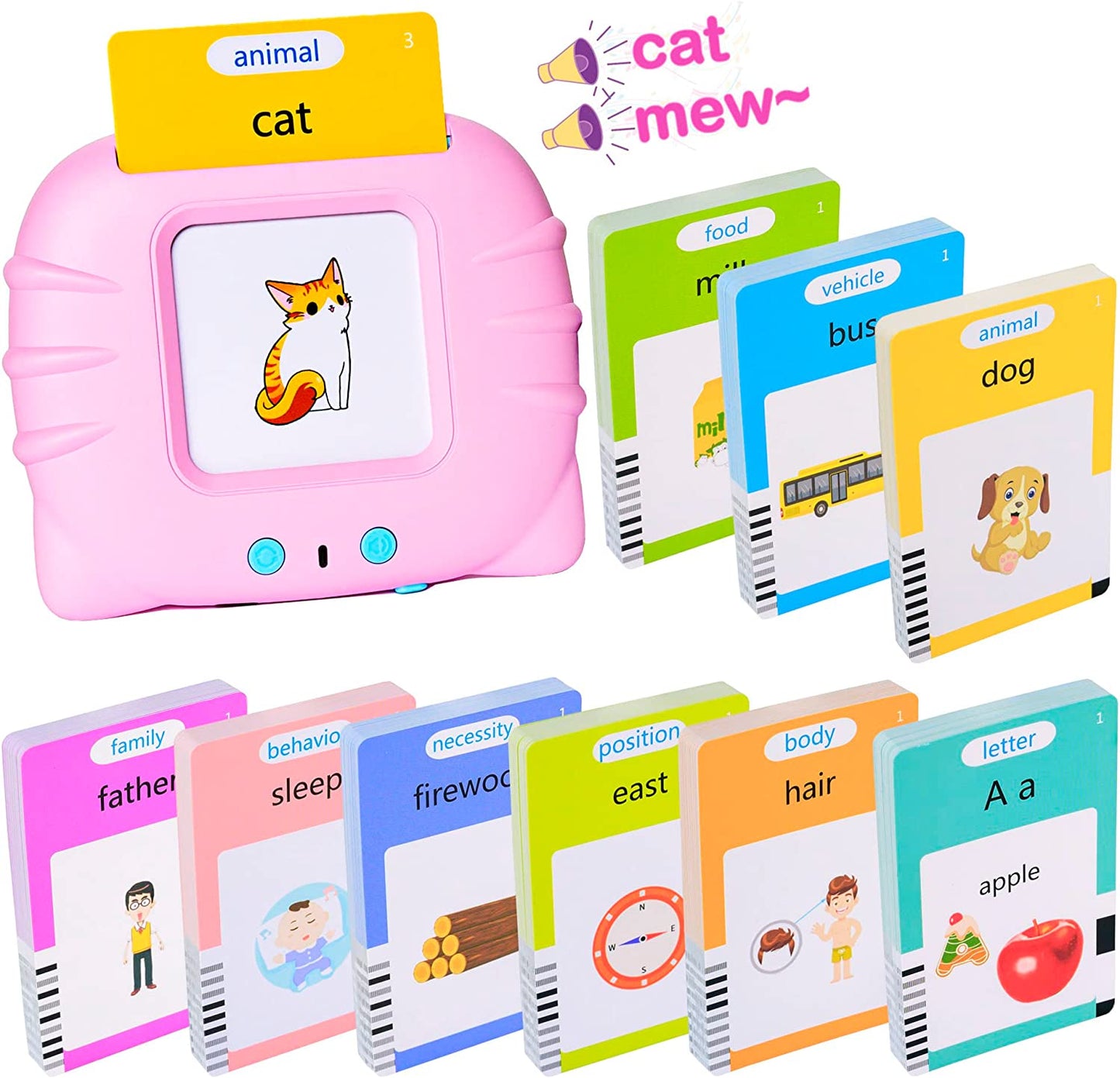 The Mum Shop AU -Learn-to-talk Flash Cards for Toddlers with Reader