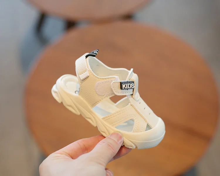 The Mum Shop AU-Kids Unisex Soft  Anti-slip Summer shoes - Available in colors Black & off-white