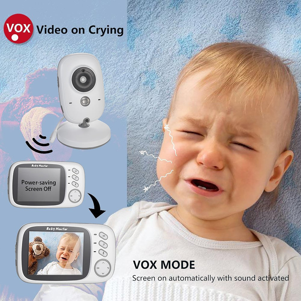 The Mum Shop AU -Wireless (No WIFI) -Baby Monitor 2.4G  Video with  2-way communication Audio & Night Vision