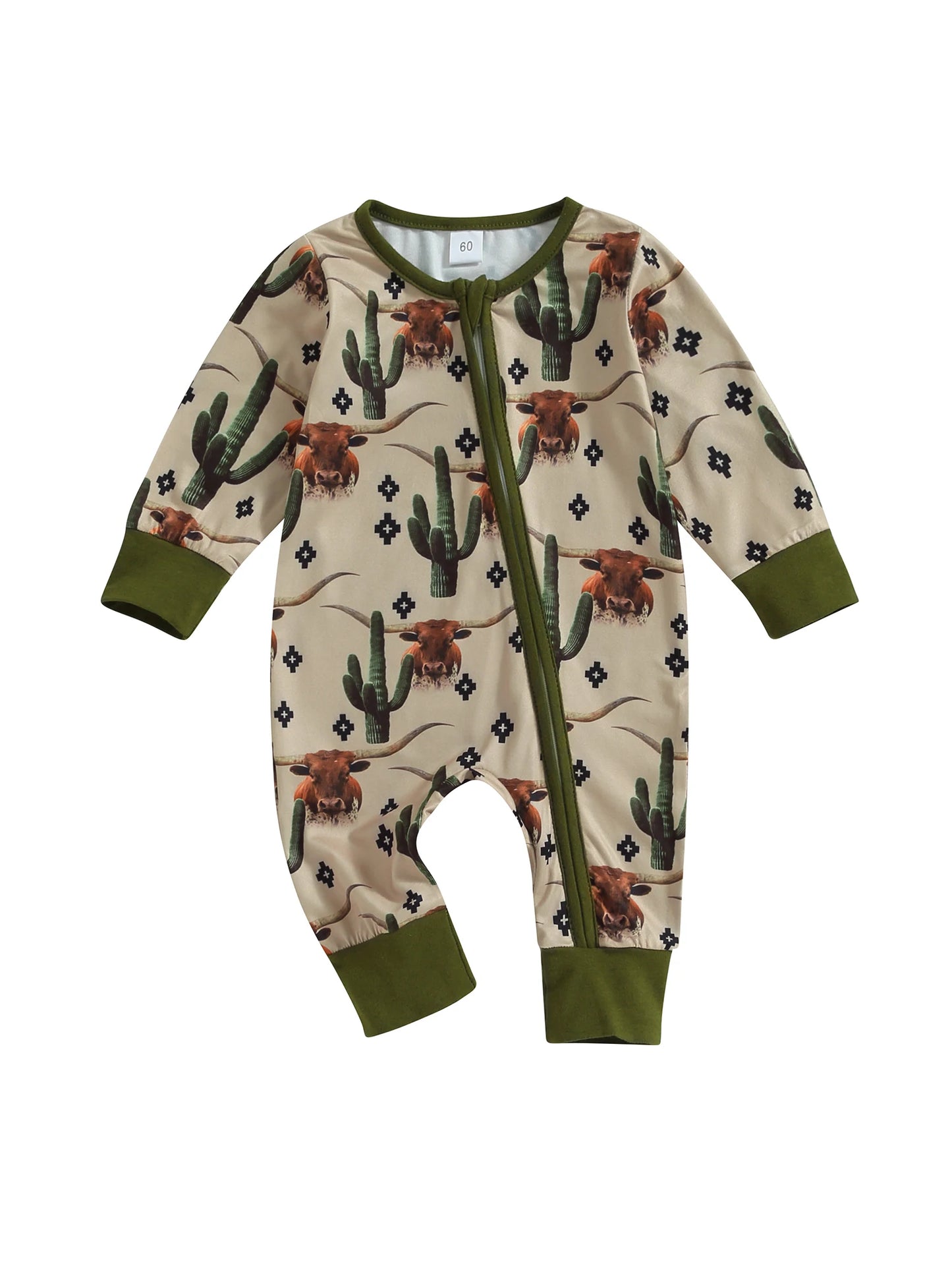 The Mum Shop AU-Baby Western Zipper Jumpsuit