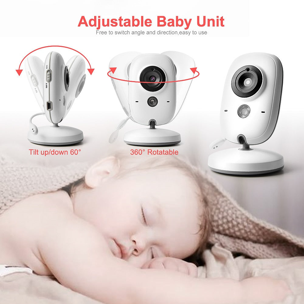 The Mum Shop AU -Wireless (No WIFI) -Baby Monitor 2.4G  Video with  2-way communication Audio & Night Vision