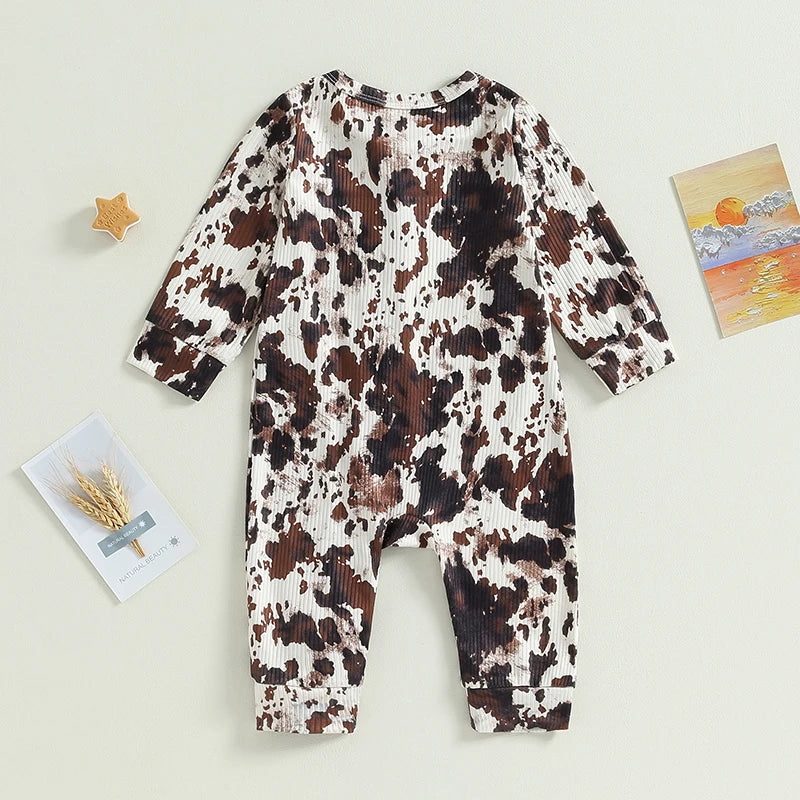 The Mum Shop AU-Nguni Baby Western Zipper Jumpsuit Romper 0-18M