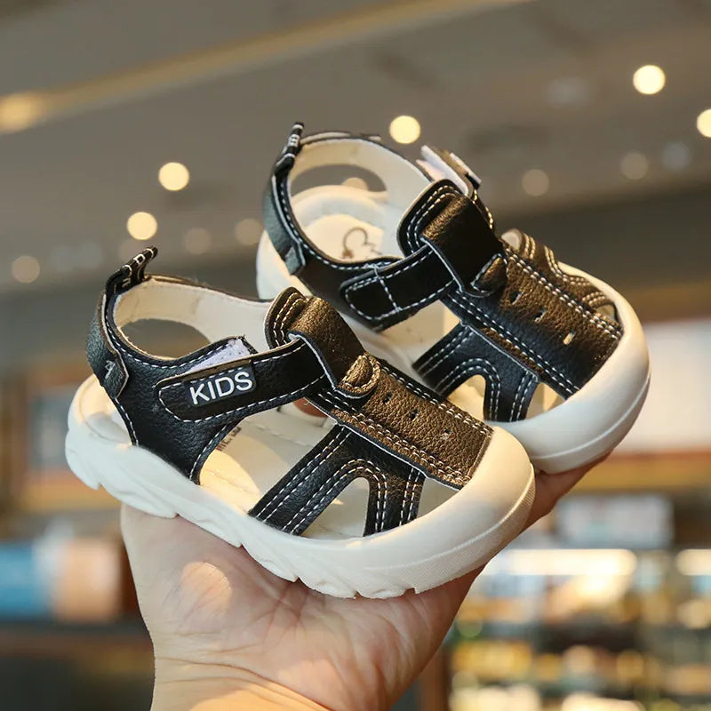 The Mum Shop AU-Kids Unisex Soft  Anti-slip Summer shoes - Available in colors Black & off-white