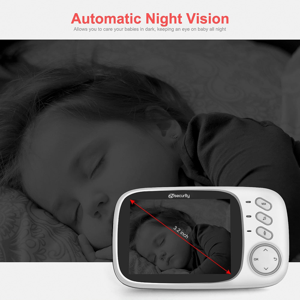 The Mum Shop AU -Wireless (No WIFI) -Baby Monitor 2.4G  Video with  2-way communication Audio & Night Vision