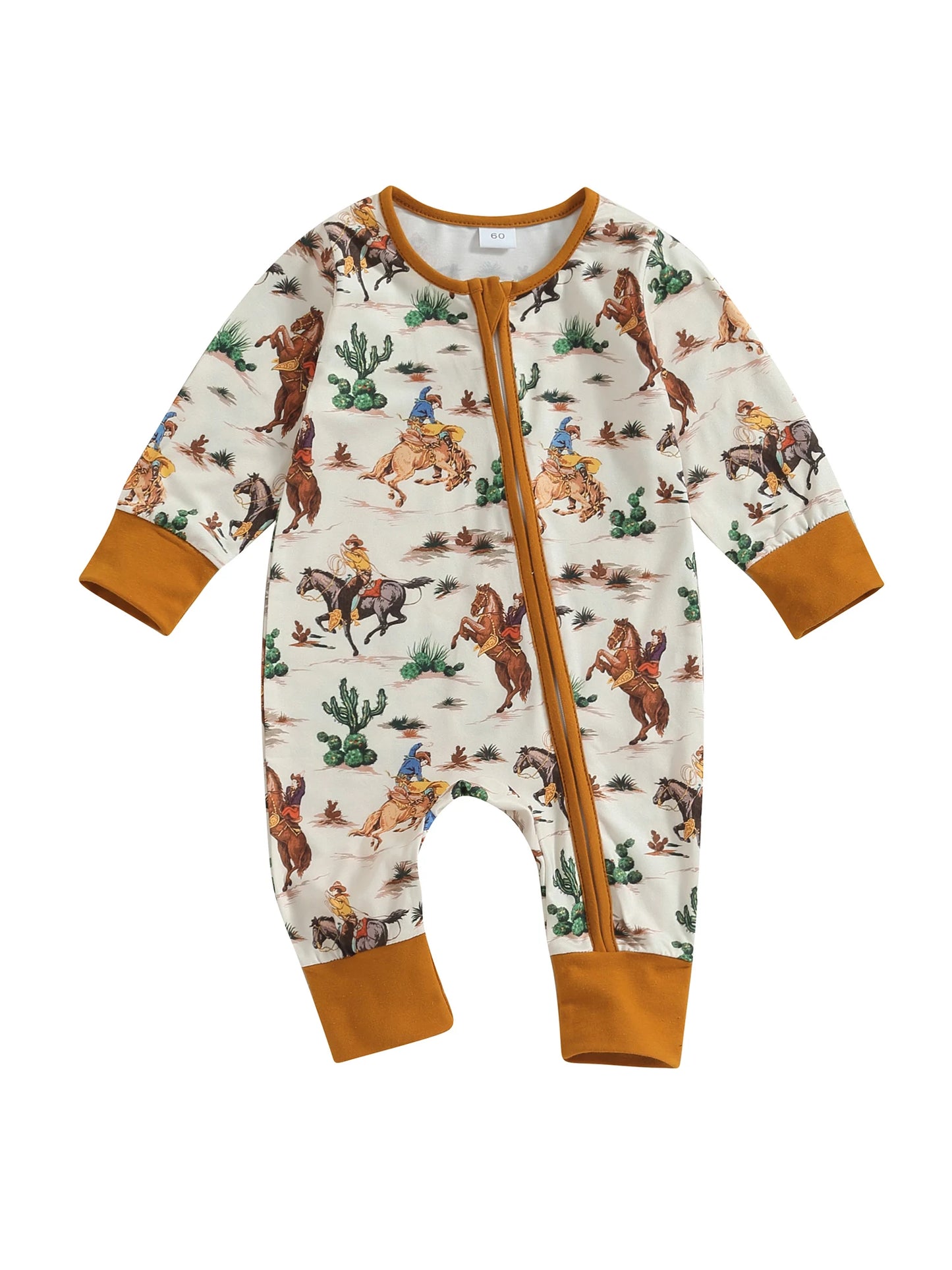 The Mum Shop AU-Baby Western Zipper Jumpsuit