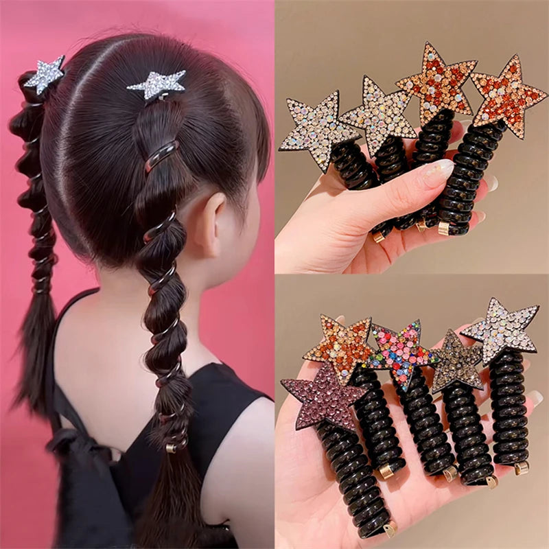 The Mum Shop AU-Girls Hair Spiral 2PC-Available in Multiple Styles