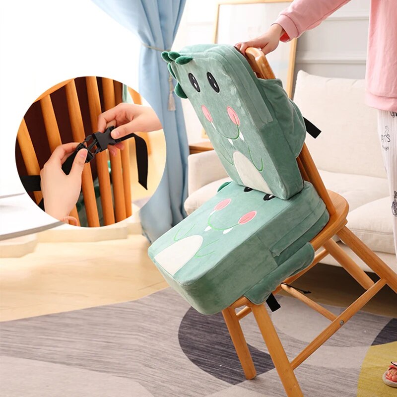 The Mum Shop AU-Kids Dining Booster Seat Cushion -Available in Multiple Styles with safety straps