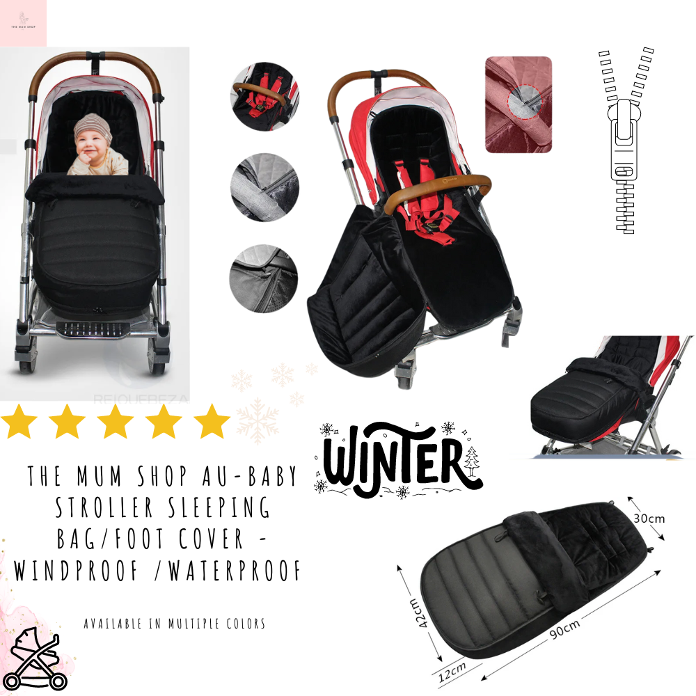 The Mum Shop AU-Baby Stroller Sleeping Bag/Foot Cover -Windproof /Waterproof