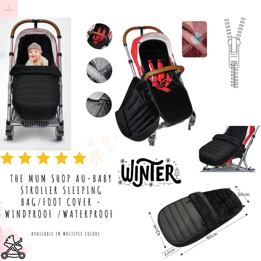 The Mum Shop AU-Baby Stroller Sleeping Bag/Foot Cover -Windproof /Waterproof