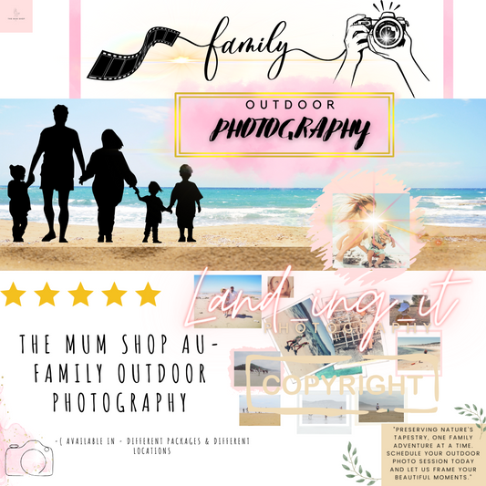 The Mum Shop AU-Family Outdoor PhotoGraphy-Available different packages & Locations