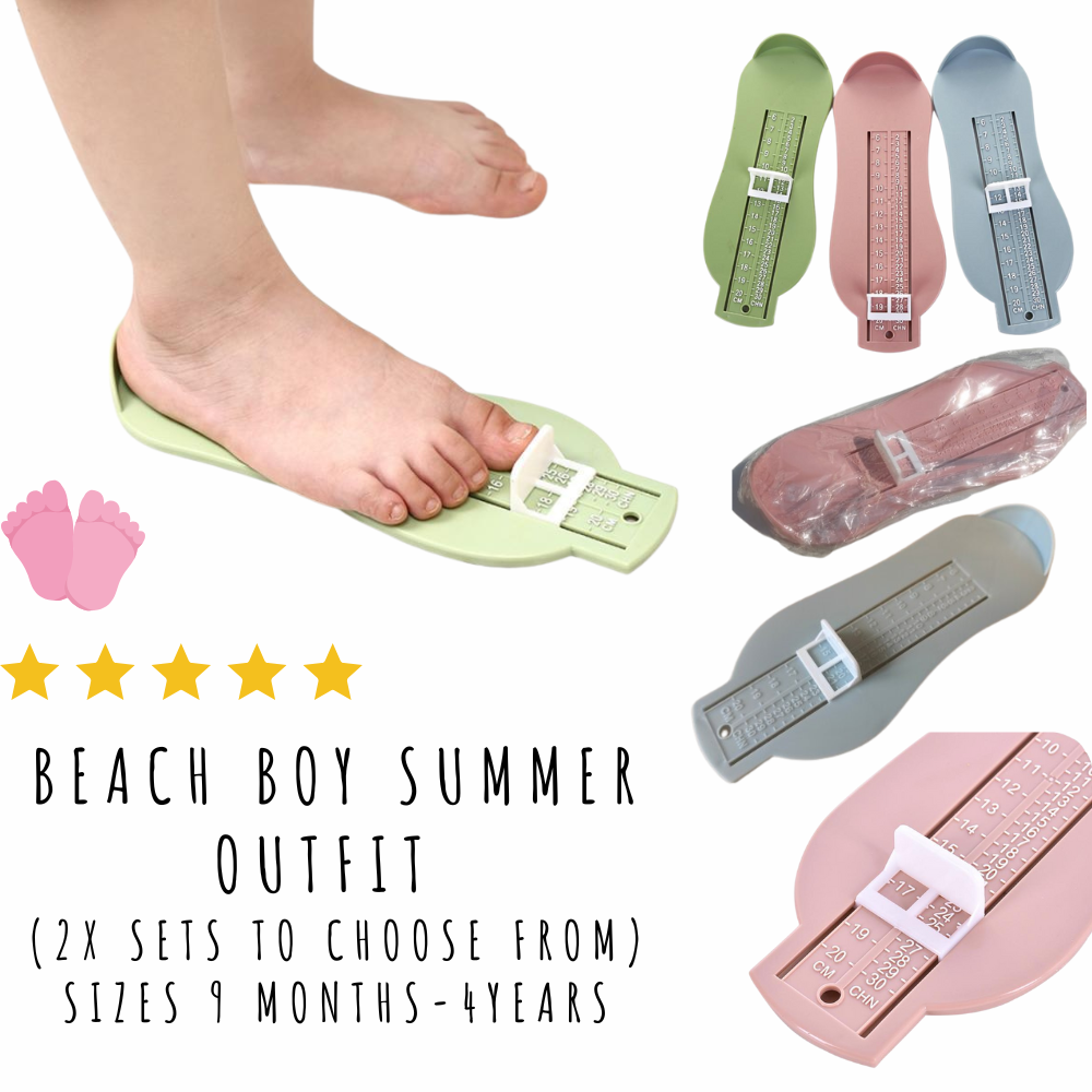 Baby Foot Measuring Ruler -3 colors to choose from