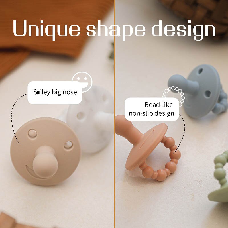 Baby Silicone Dishwasher Friendly Pacifier / Dummy/ Binky