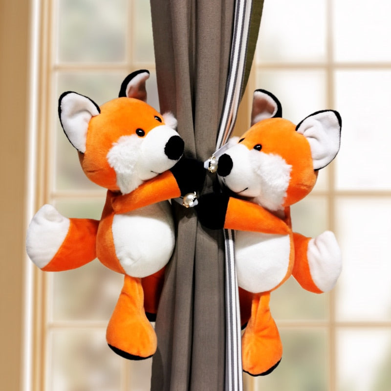 2pcs Curtain Tieback for Nursery/kids Room -Soft Safari Animal kids room curtain tieback decor