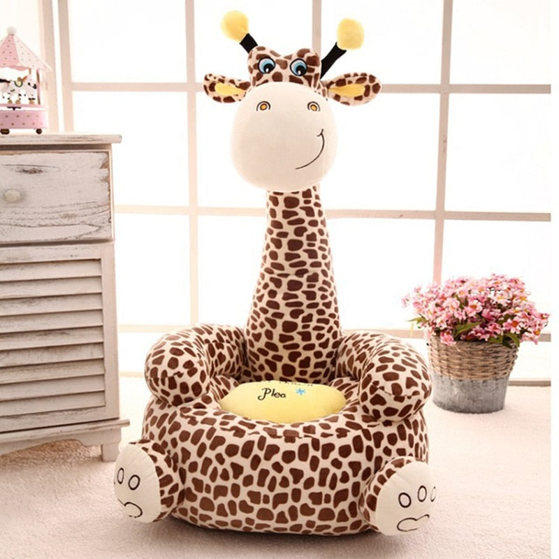 Kids Giraffe Chair Including Cotton Filling 3 x colors to choose