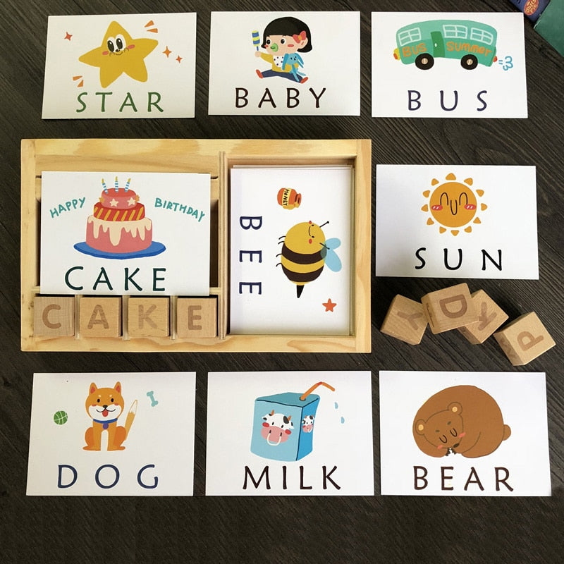 The Mum Shop AU -Learn to spell  English FlashCard Kit