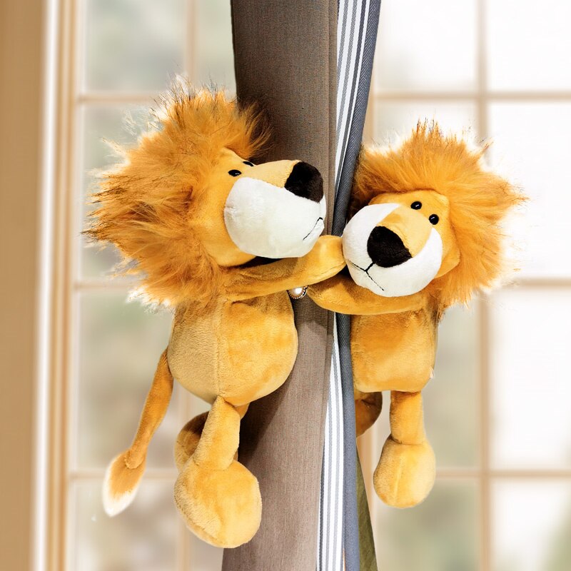 2pcs Curtain Tieback for Nursery/kids Room -Soft Safari Animal kids room curtain tieback decor