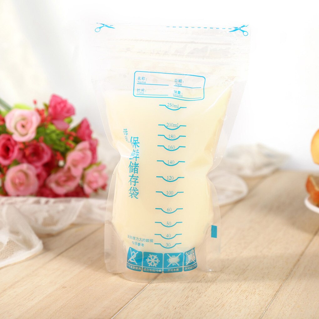 30PCS  -250ml BreastMilk Storage/ Freezer Bags