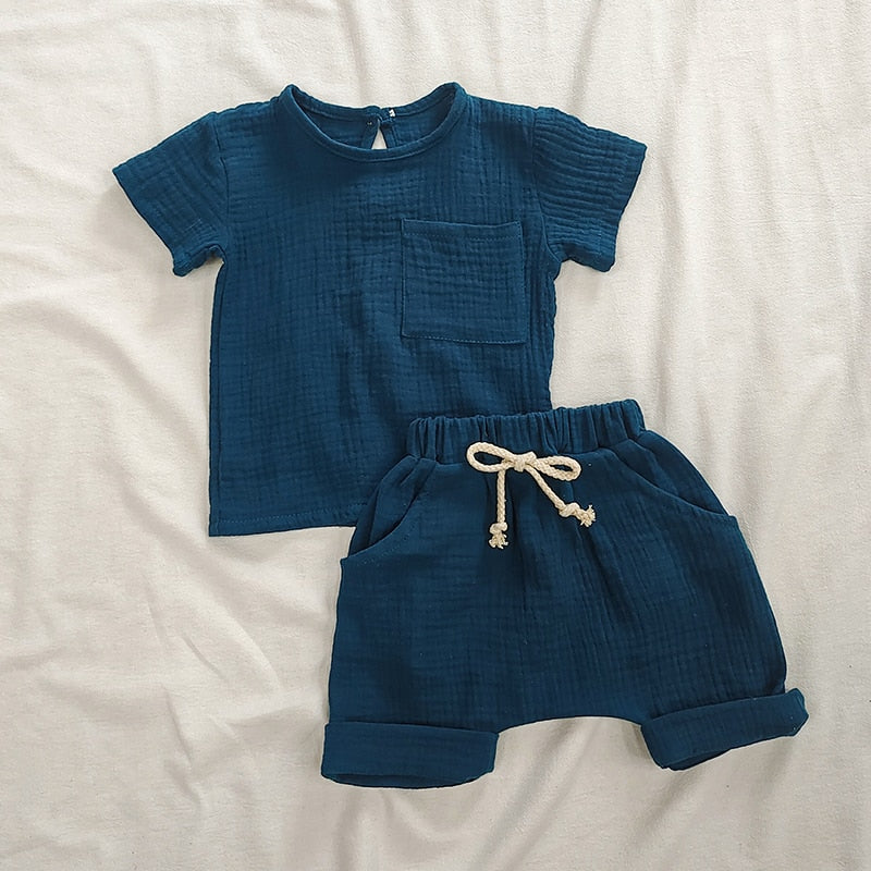 Organic Cotton Baby/ Toddler Summer Set