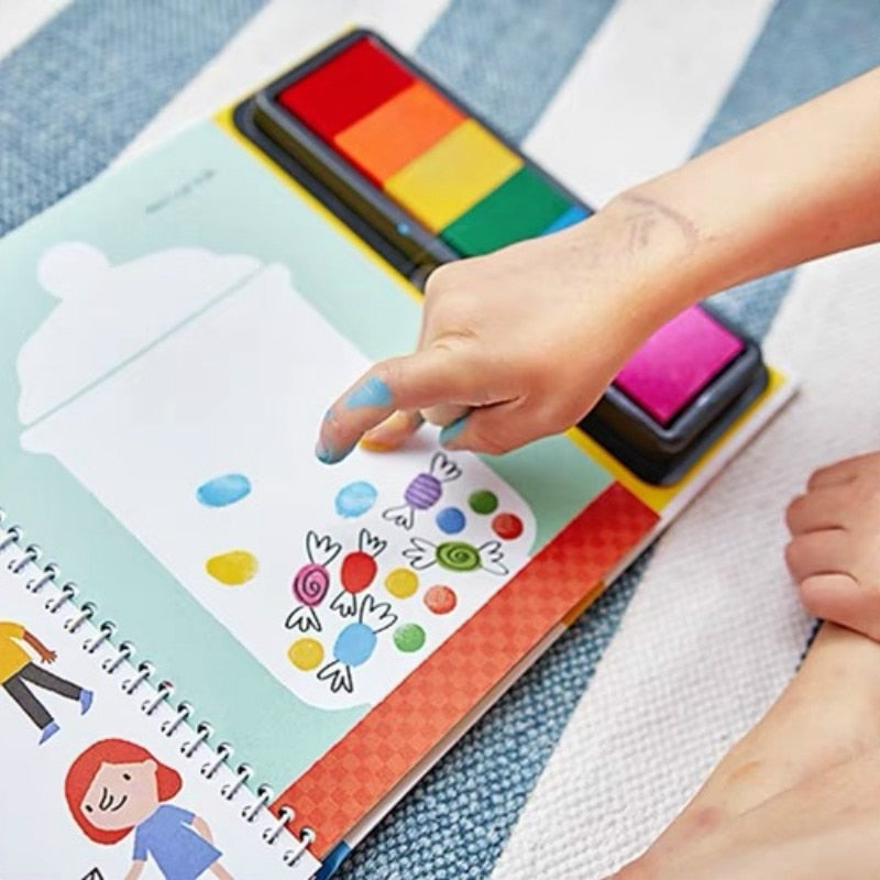 The Fingerprint Activity Book for Toddlers/Kindergarteners