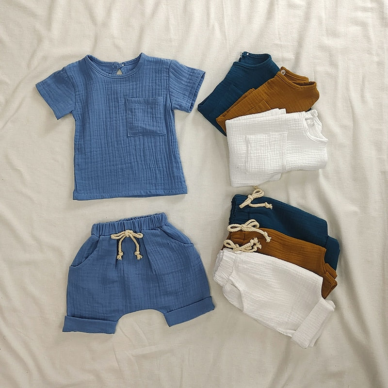 Organic Cotton Baby/ Toddler Summer Set