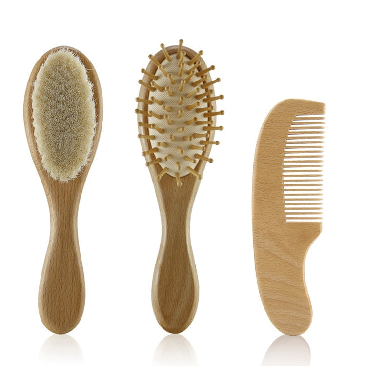 Wooden all Natural Baby hair comb