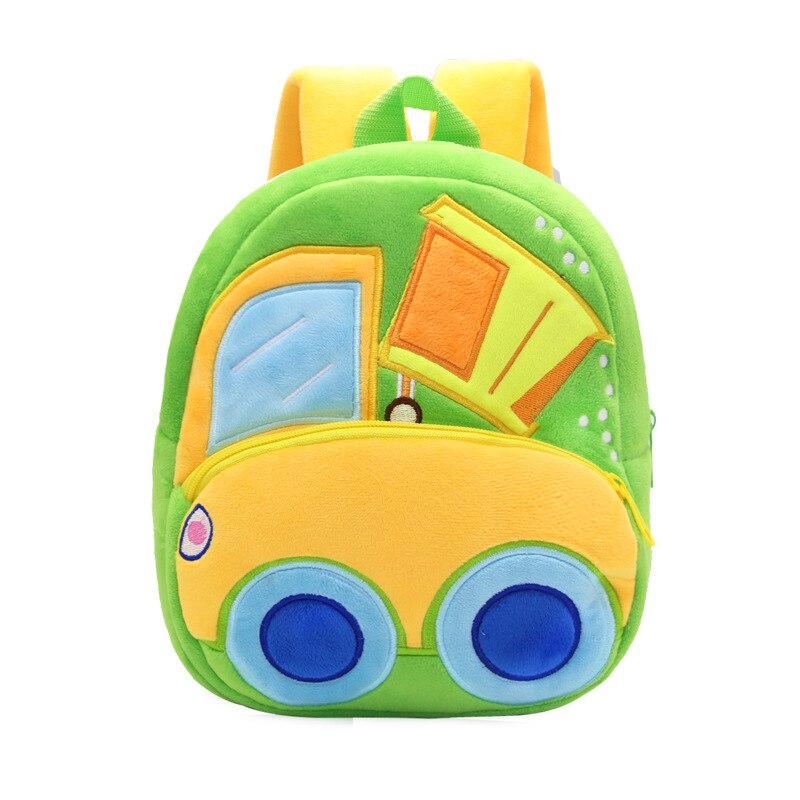 3D Construction Themed kids/ pre-school/ kindergarten backpack (excavator)12 styles to choose from