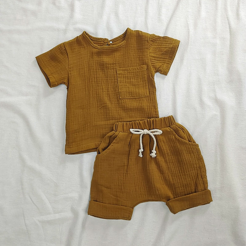 Organic Cotton Baby/ Toddler Summer Set