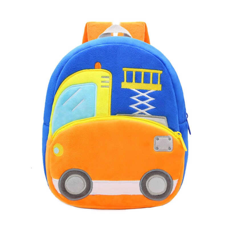 3D Construction Themed kids/ pre-school/ kindergarten backpack (excavator)12 styles to choose from