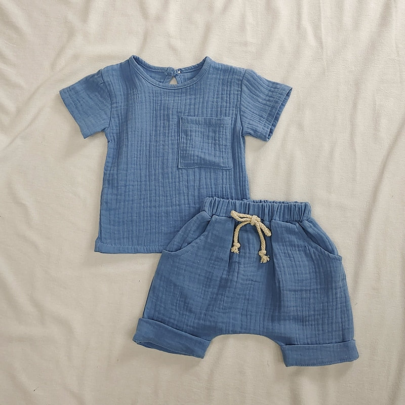 Organic Cotton Baby/ Toddler Summer Set