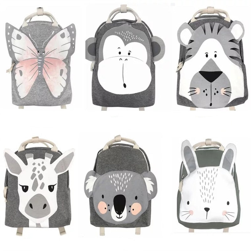 Cute Toddler/Kindergarten/Kids Animal  Backpack-(Koala, Lion,Giraffe,monkey, elephant, tiger,butterfly