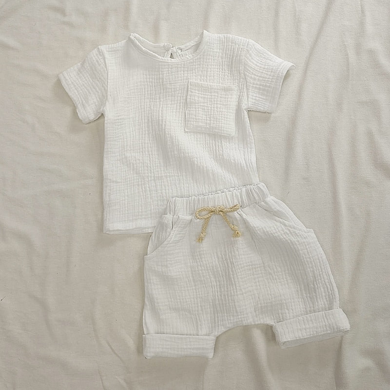 Organic Cotton Baby/ Toddler Summer Set