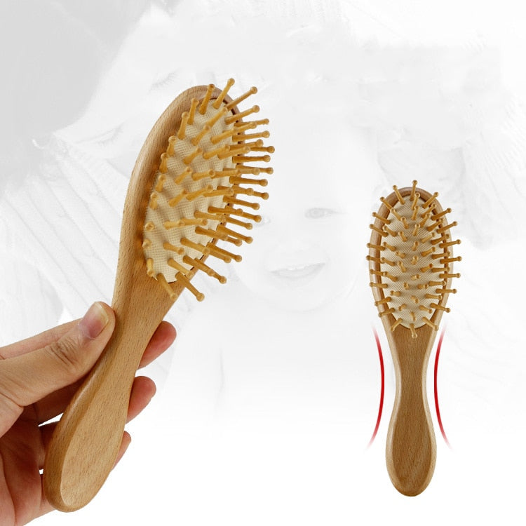 Wooden all Natural Baby hair comb