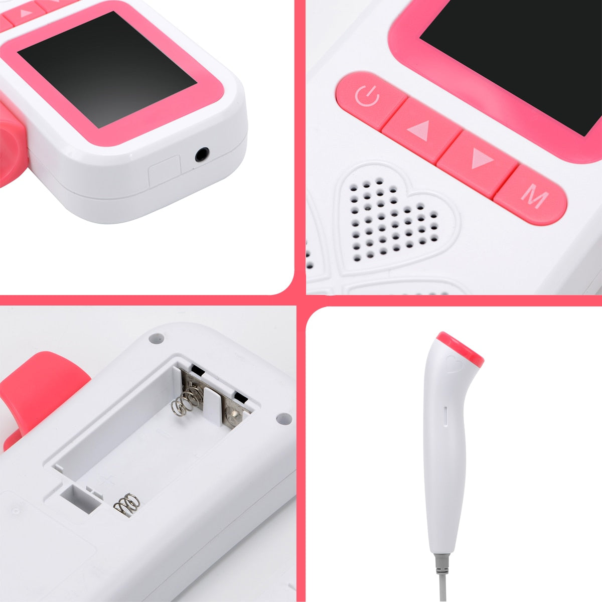 The Mum Shop Au-Baby Doppler-LED Curve Display 3.0MHz Doppler Fetal Heart rate Monitor