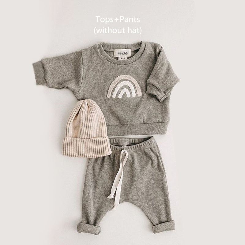 Baby/Toddler Natural Cotton -Full Outfit (4x styles to choose from) Size 3months-3years)