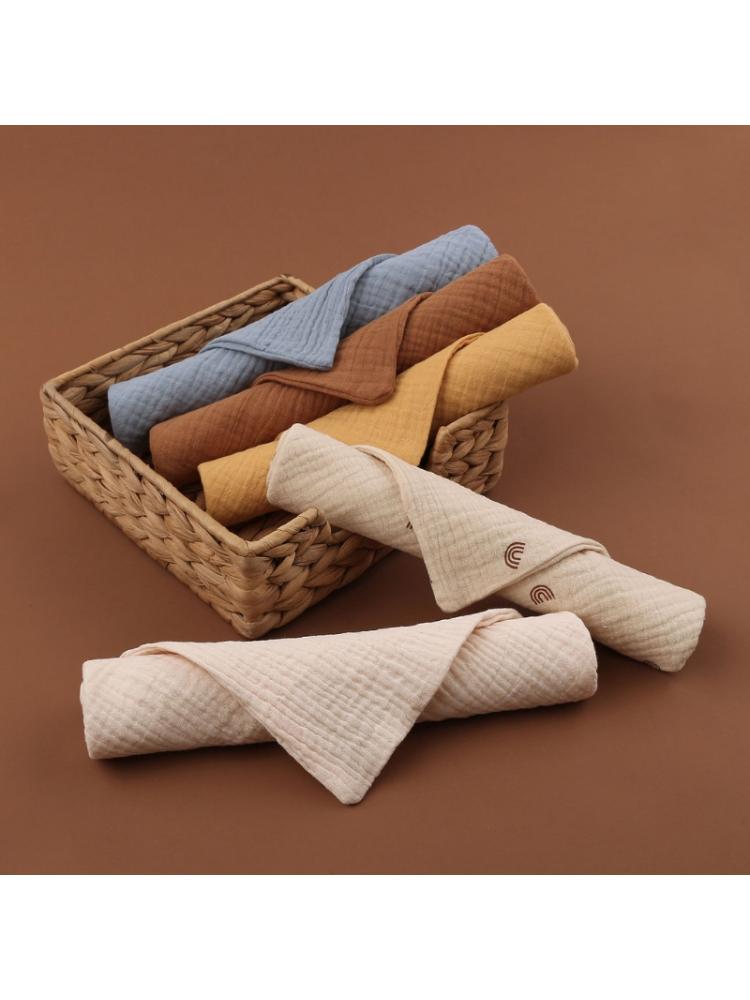 5PCS 100% Cotton Baby Face Towels